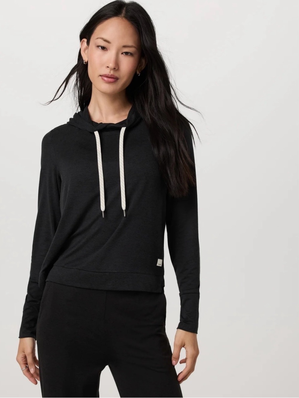 Black Vuori Halo Essential Hoodie